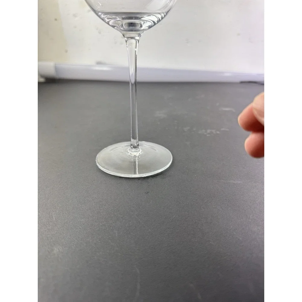 Set of 3 Clear Glass‎ Wine Glasses Tall Stemware Elegant Drinkware